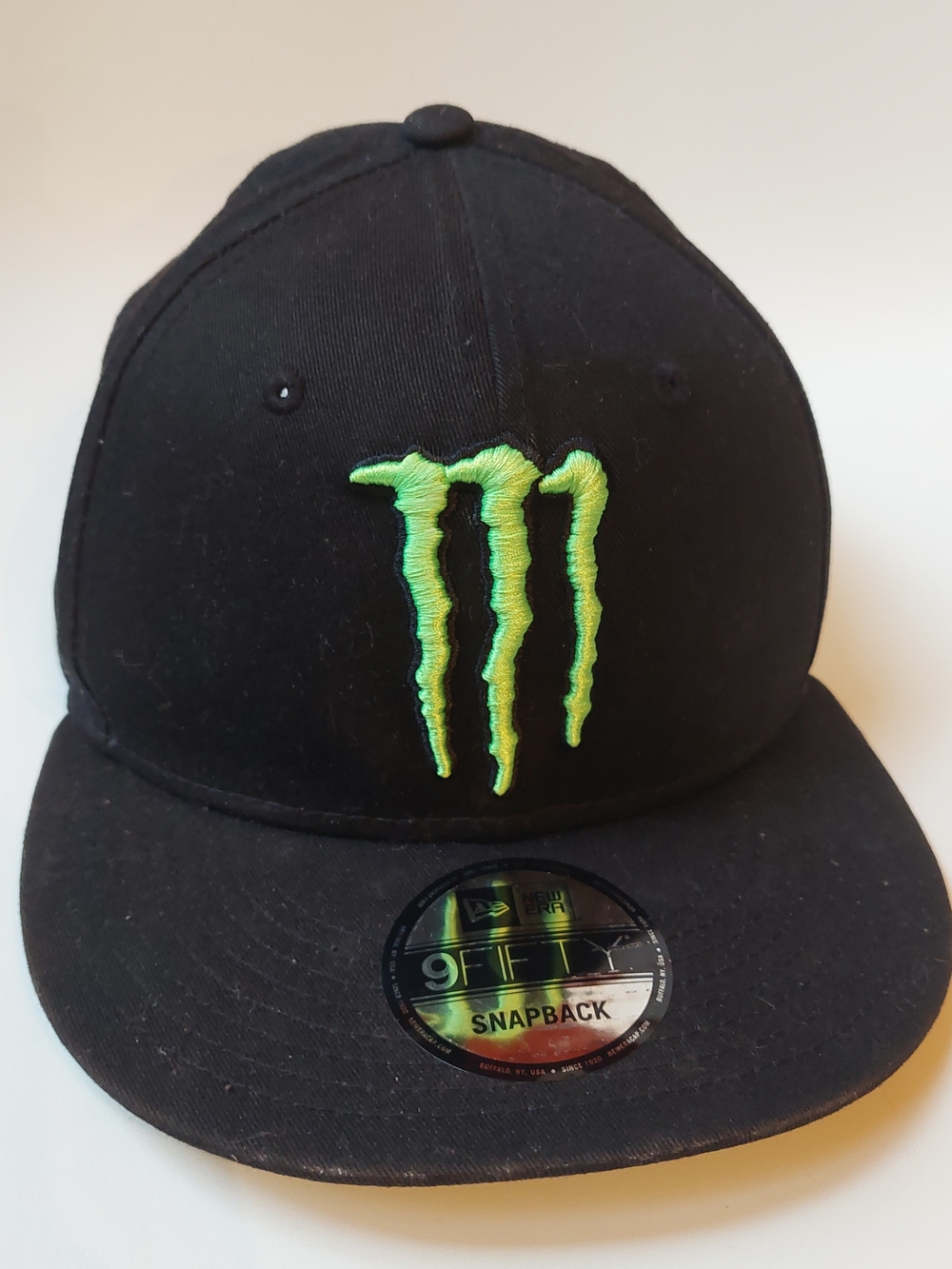 9Fifty New Era Black Snapback Monster Logo Hat